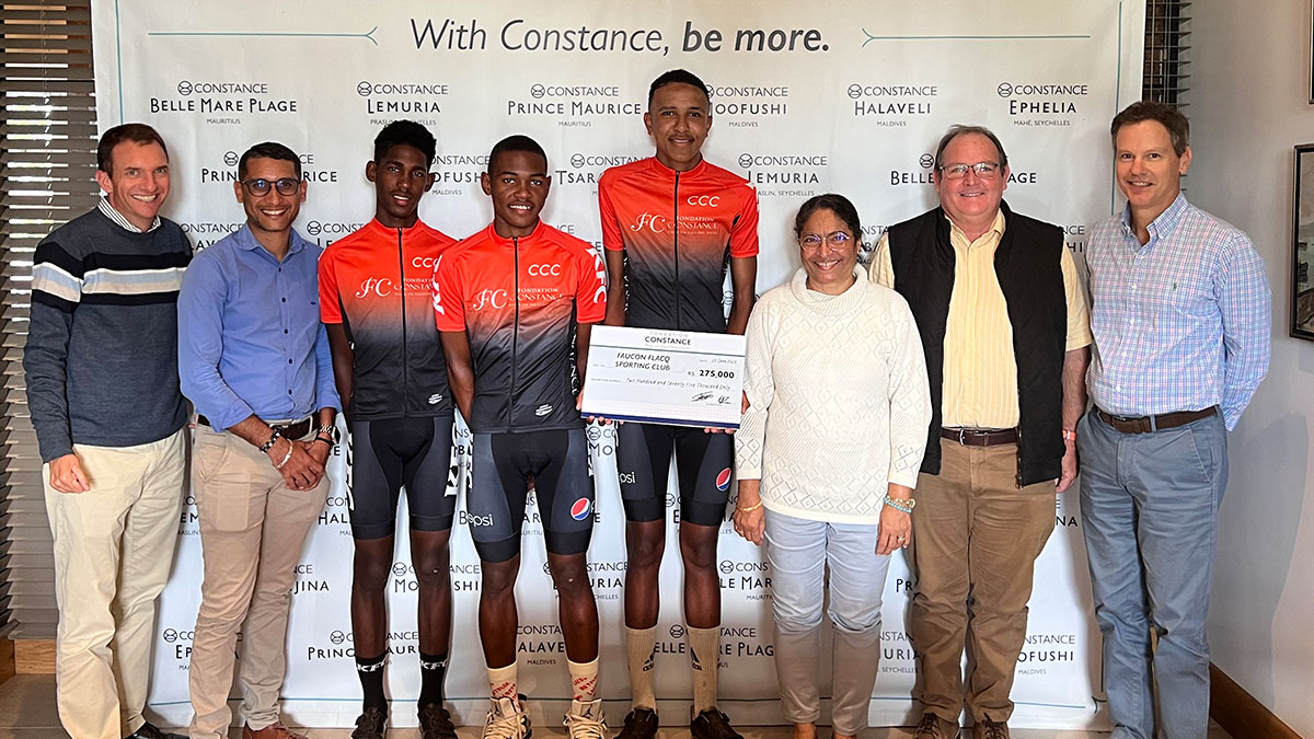 La Fondation Constance soutient la formation en France de jeunes cyclistes mauriciens!